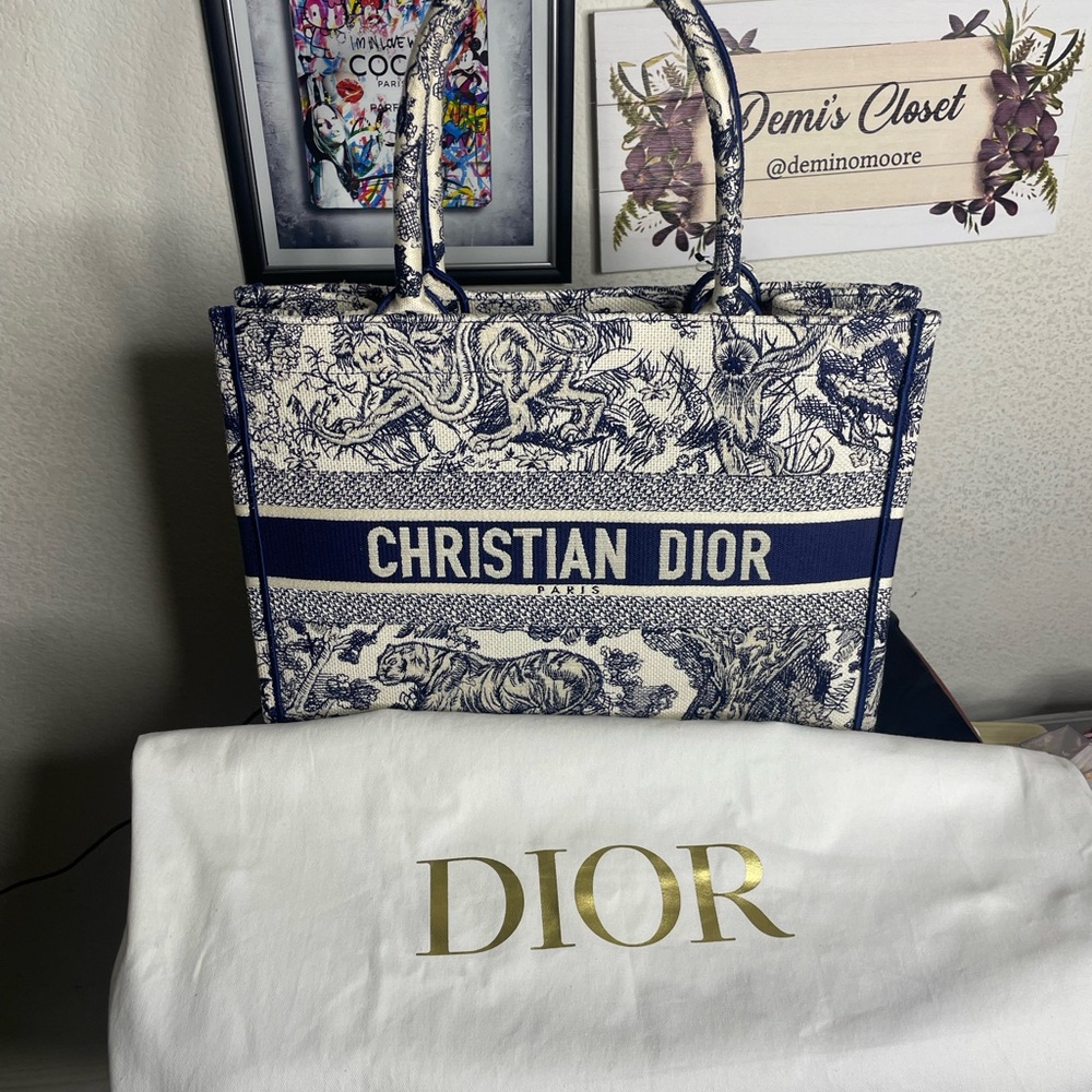 Small Dior Book Tote Excellent condition full inclusion